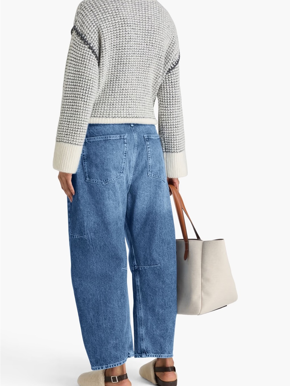 RAG & BONE Charlie Ankle high-rise barrel-leg jeans - Picture 3 of 8
